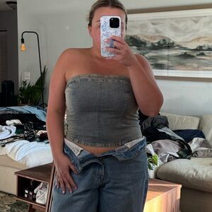 New with tags - Urban Outfitters Jean Corset top